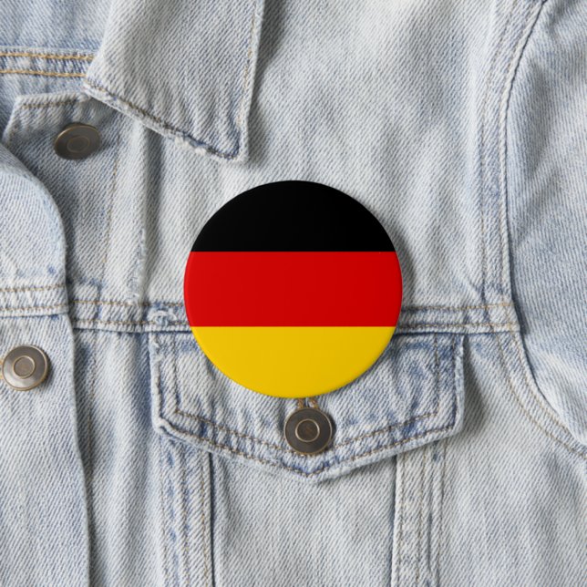 Chapa Redonda De 7 Cm Bandera de Alemania (In situ)