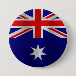 Chapa Redonda De 7 Cm Bandera de Australia