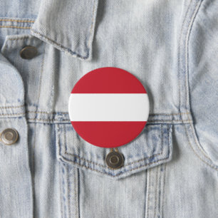Chapa Redonda De 7 Cm Bandera de Austria