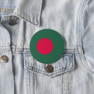 Chapa Redonda De 7 Cm Bandera de Bangladesh