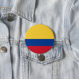 Chapa Redonda De 7 Cm Bandera de Colombia