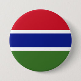 Chapa Redonda De 7 Cm Bandera de Gambia