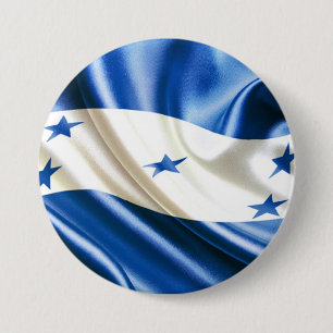 CHAPA REDONDA DE 7 CM BANDERA DE HONDURAS