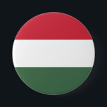 Chapa Redonda De 7 Cm Bandera de Hungría<br><div class="desc">Bandera de Hungría</div>