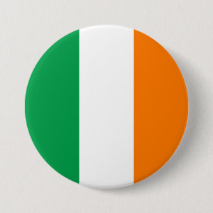 Chapa Redonda De 7 Cm Bandera de Irlanda