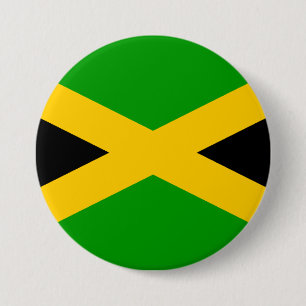Chapa Redonda De 7 Cm Bandera de Jamaica