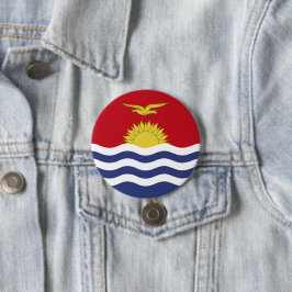 Chapa Redonda De 7 Cm Bandera de Kiribati