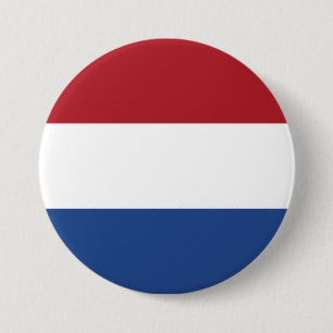 Chapa Redonda De 7 Cm Bandera de los Países Bajos