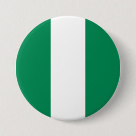Chapa Redonda De 7 Cm Bandera de Nigeria