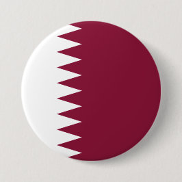 Chapa Redonda De 7 Cm Bandera de Qatar
