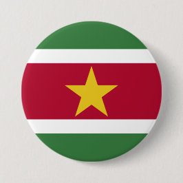Chapa Redonda De 7 Cm Bandera de Surinam