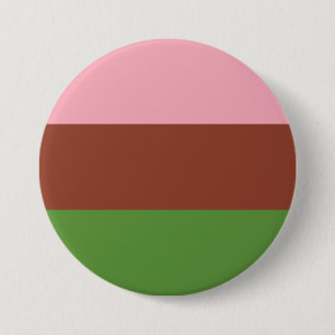 Chapa Redonda De 7 Cm Bandera del Orgullo Gynosexual