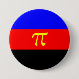 Chapa Redonda De 7 Cm Bandera del Orgullo Polímaro