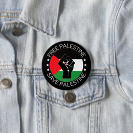 Chapa Redonda De 7 Cm Bandera palestina del Genocidio Palestino en Gaza 
