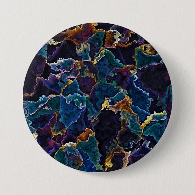 Chapa Redonda De 7 Cm Barrido de petróleo (Anverso)