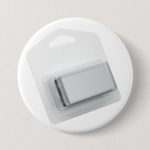 Chapa Redonda De 7 Cm Batería de 9 V en blíster