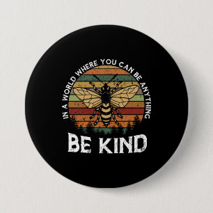 Chapa Redonda De 7 Cm Bee