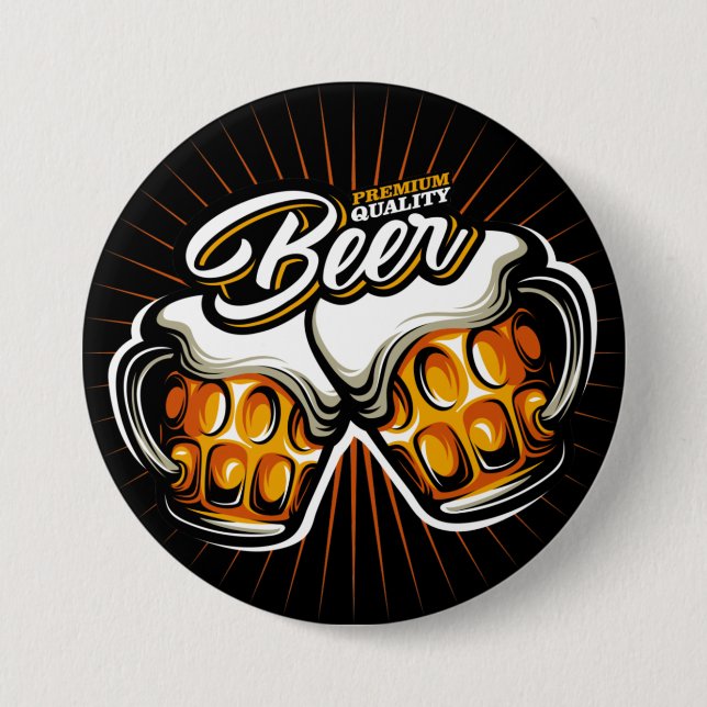 Chapa Redonda De 7 Cm Beer Premium (Anverso)