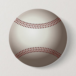 Chapa Redonda De 7 Cm Béisbol