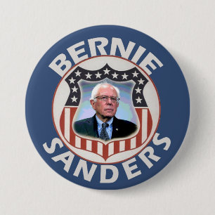 Chapa Redonda De 7 Cm Bernie Sanders