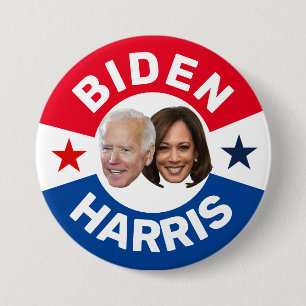 CHAPA REDONDA DE 7 CM BIDEN / HARRIS