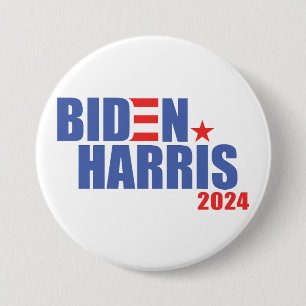Chapa Redonda De 7 Cm Biden/Harris 2024