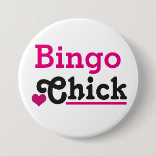 Chapa Redonda De 7 Cm Bingo Chick