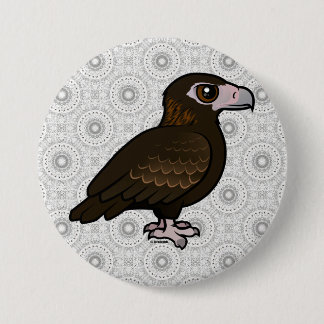 Chapa Redonda De 7 Cm Birdorable Cuña-ató Eagle