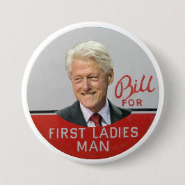 Chapa Redonda De 7 Cm Blii Clinton para el primer hombre de las señoras