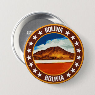 Chapa Redonda De 7 Cm Bolivia