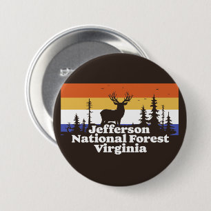 Chapa Redonda De 7 Cm Bosque Nacional Jefferson de Virginia