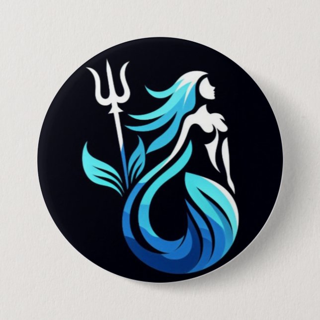 Chapa Redonda De 7 Cm +Botón Alfa Shard Skirmish (Anverso)