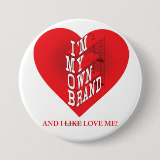 Chapa Redonda De 7 Cm ¡Botón encima de su marca!