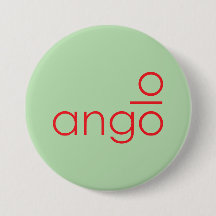 Botones abstractos de ANGOLO-Parches de arte de te