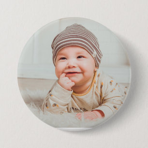 Chapa Redonda De 7 Cm Botones de foto de personalizado