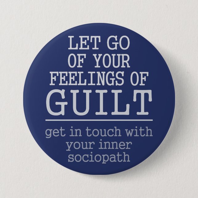 Chapa Redonda De 7 Cm Botones divertidos de autoconocimiento (Anverso)