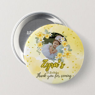 Chapa Redonda De 7 Cm Botones personalizados de clavija Keepsake