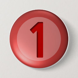 Chapa Redonda De 7 Cm Botones Sleek One Ball