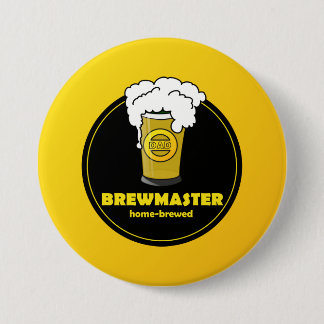 Chapa Redonda De 7 Cm Brewmaster Beer papá hecho en casa