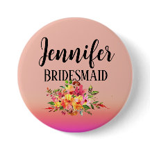 Bridesmaid | Moderna Floral personalizada