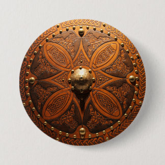 Chapa Redonda De 7 Cm Broche Targe Pinn