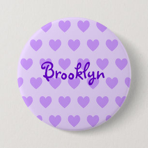 Chapa Redonda De 7 Cm Brooklyn en morado
