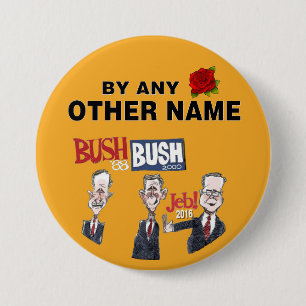 Chapa Redonda De 7 Cm Bush Anti-Jeb 2016