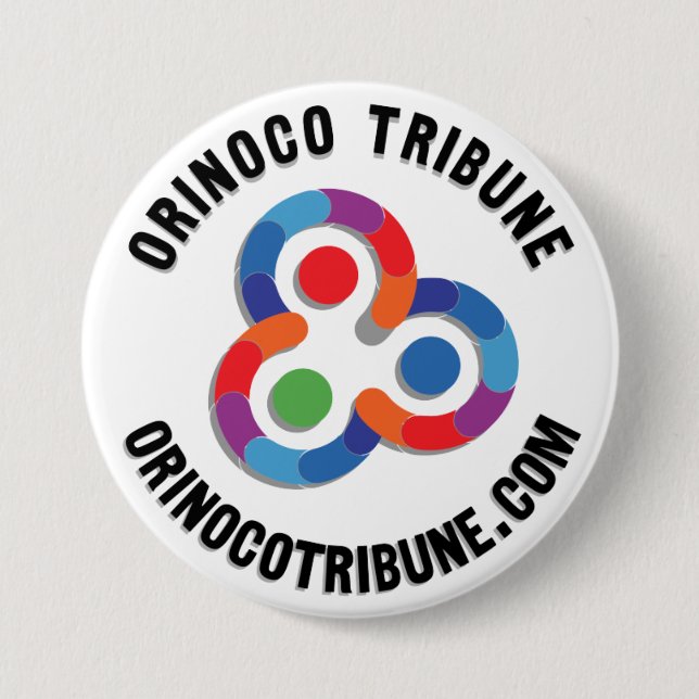 Chapa Redonda De 7 Cm Button rounded logo black (Anverso)