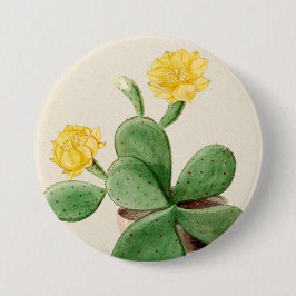Chapa Redonda De 7 Cm Cactus 2