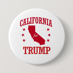 CHAPA REDONDA DE 7 CM CALIFORNIA PARA DONALD TRUMP