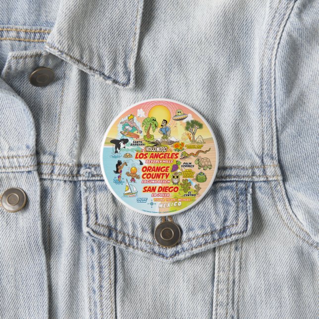 Chapa Redonda De 7 Cm California Sunset (In situ)