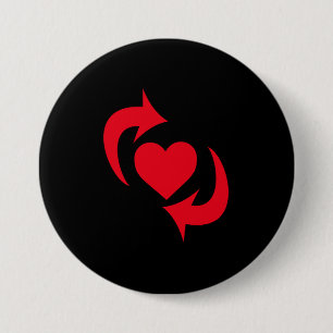 Chapa Redonda De 7 Cm Cambiar orgullo