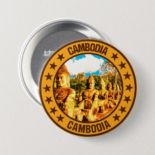 Chapa Redonda De 7 Cm Camboya