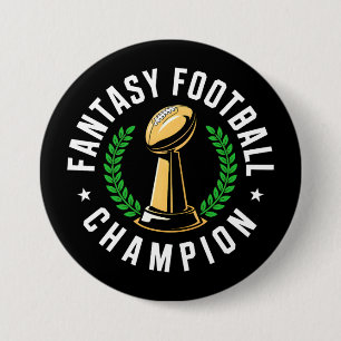 Chapa Redonda De 7 Cm Campeón de Fútbol Fantasía